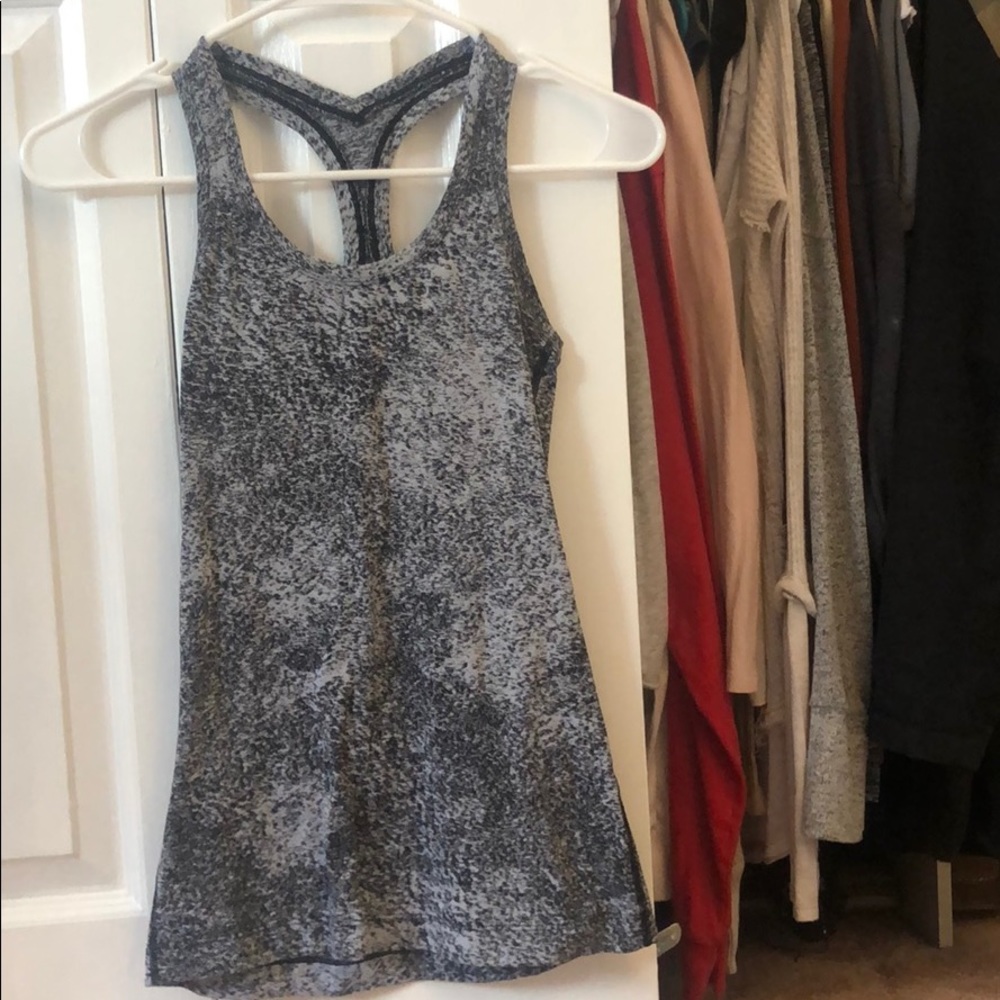 Patterned LuluLemon tank top